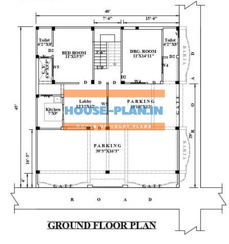 1800 sq ft house plan Indian design ground floor
