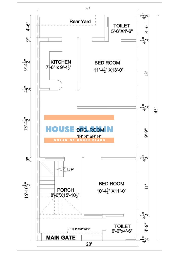 House Plan 20 45 Best House Plan For Small Size House