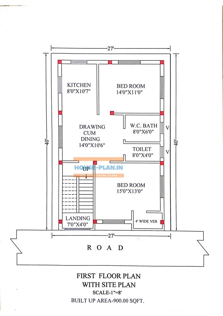 south west facing house plan 2