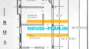 house plan 16×40 ground floor