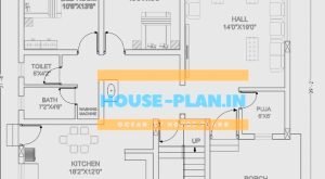 house plan 38×39 ground floor