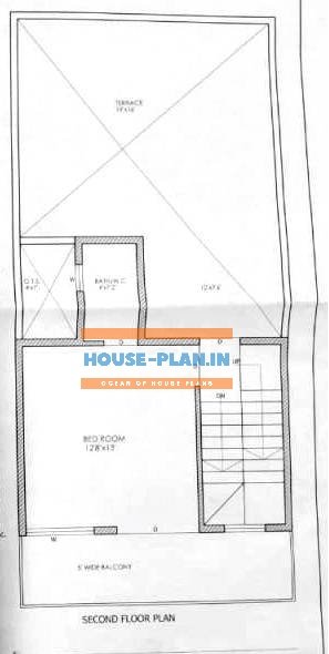 plan of house 20×48 second floor 1
