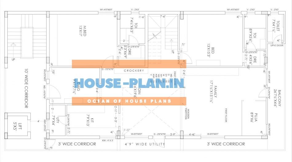south facing house plan samples first floor