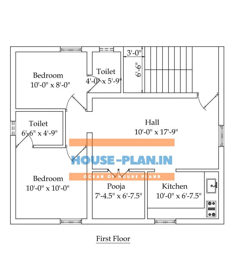 750 sq ft house plan 2