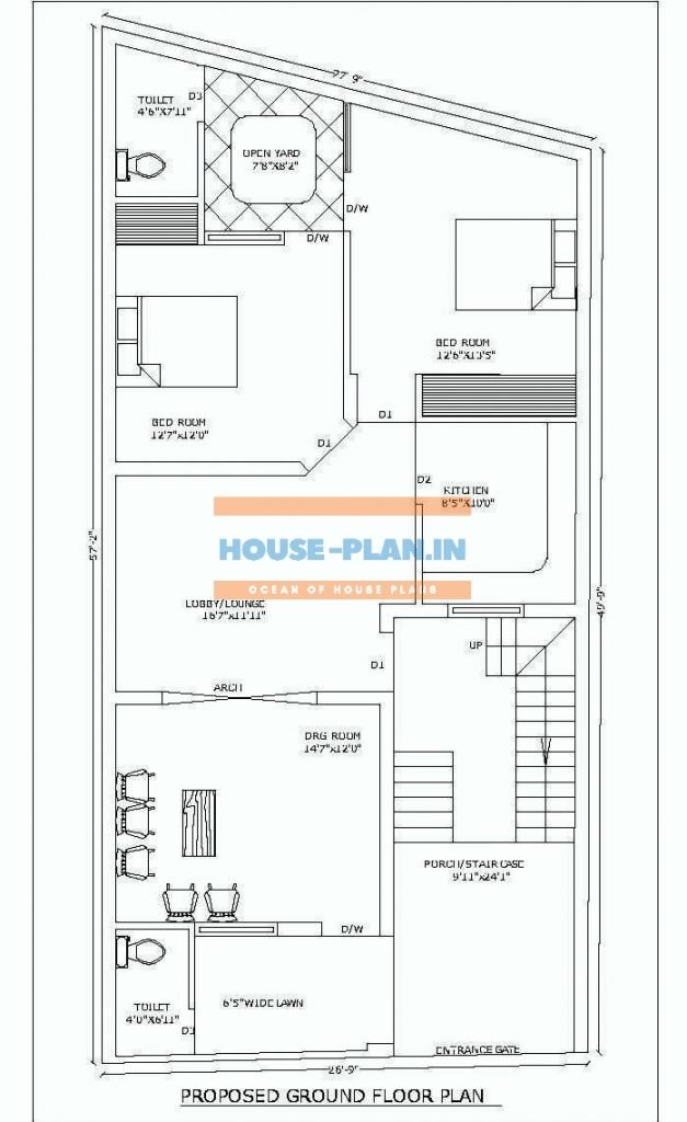 ground floor house plan 1