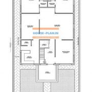 house plan india with lawn area , porch, drawing room, living area, dining hall, 2 master bedroom, two attached toilet, dressing area, and kitchen, storeroom, common toilet, and parking area house plan