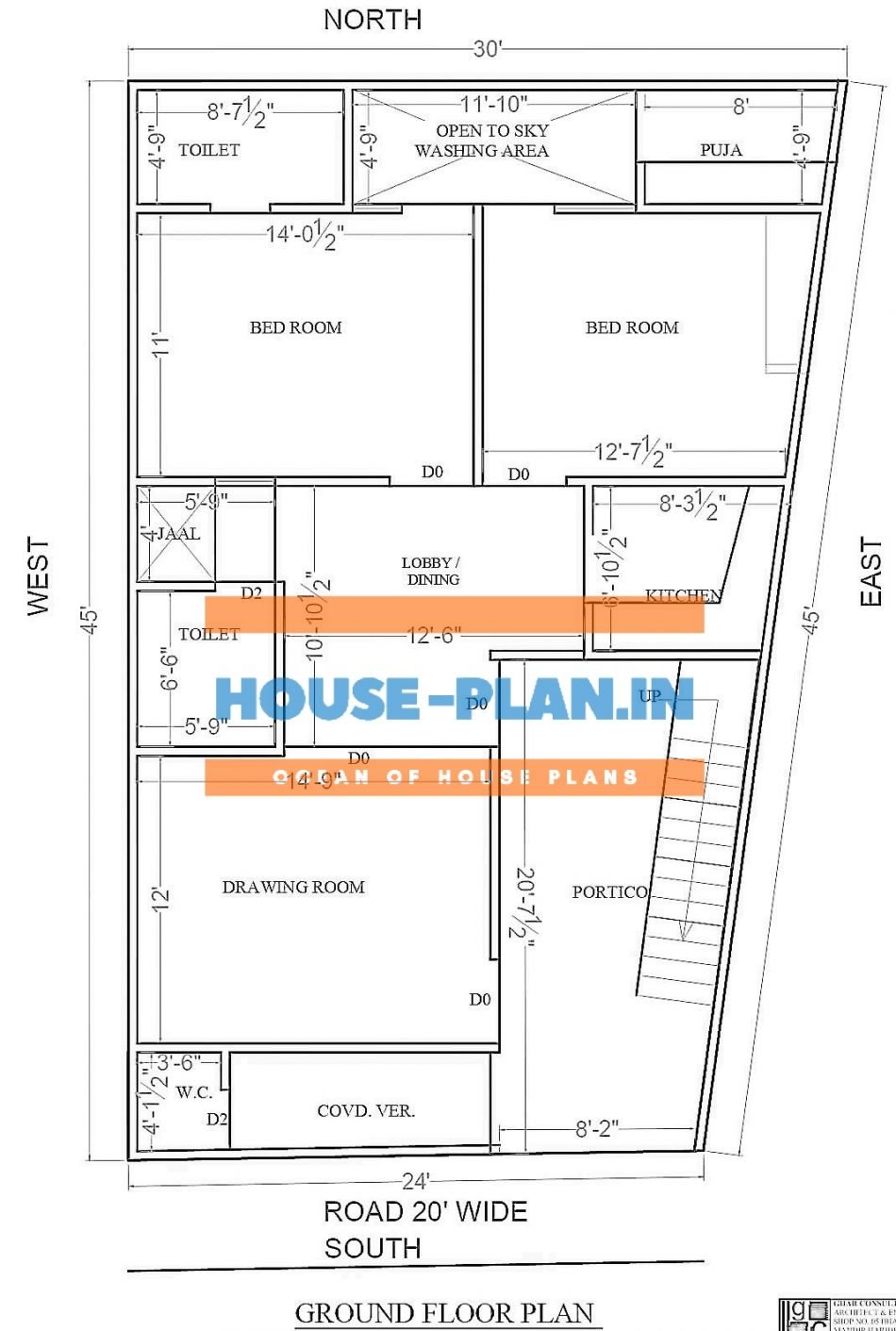 34x40 South Facing House Plan With Vastu - House Plans and Designs - Find  Your Dream Home
