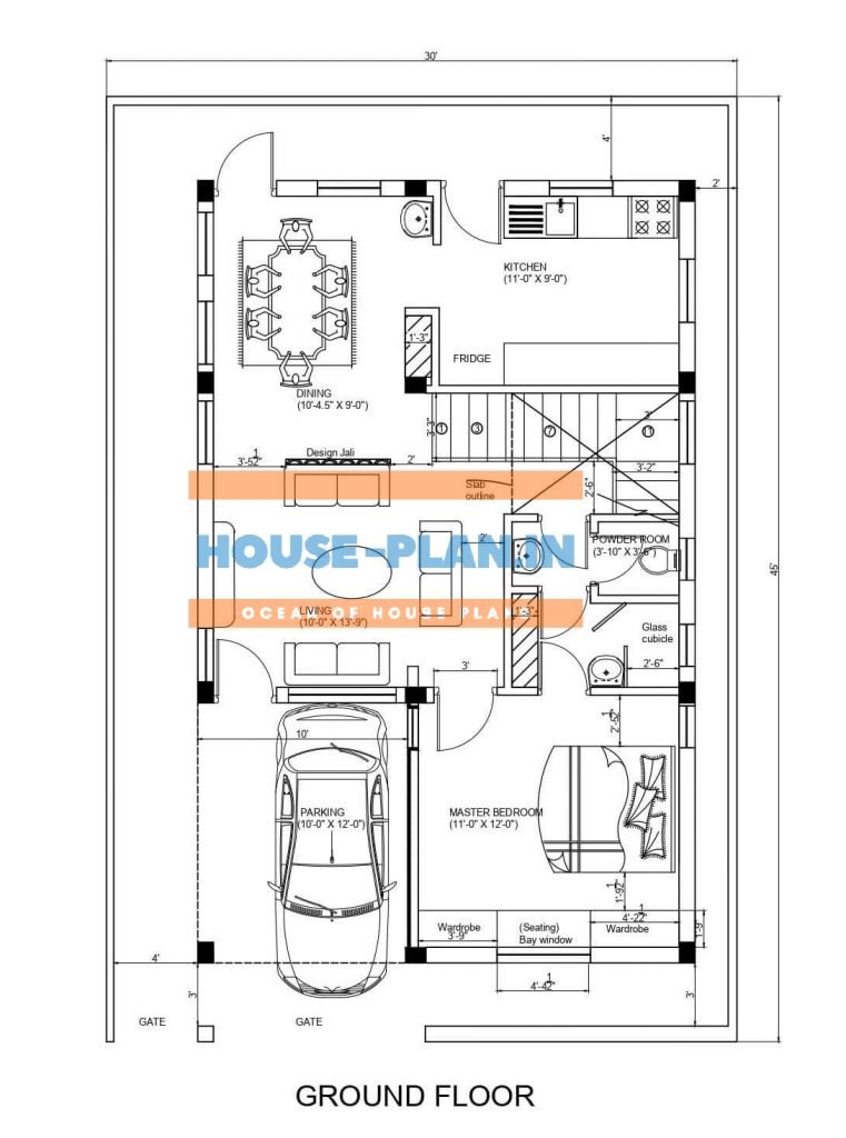 30x45 house plan 2